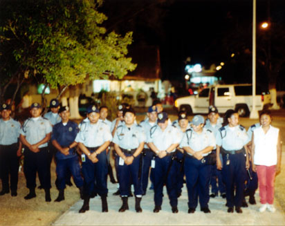 Plenty of cops to keep me in line